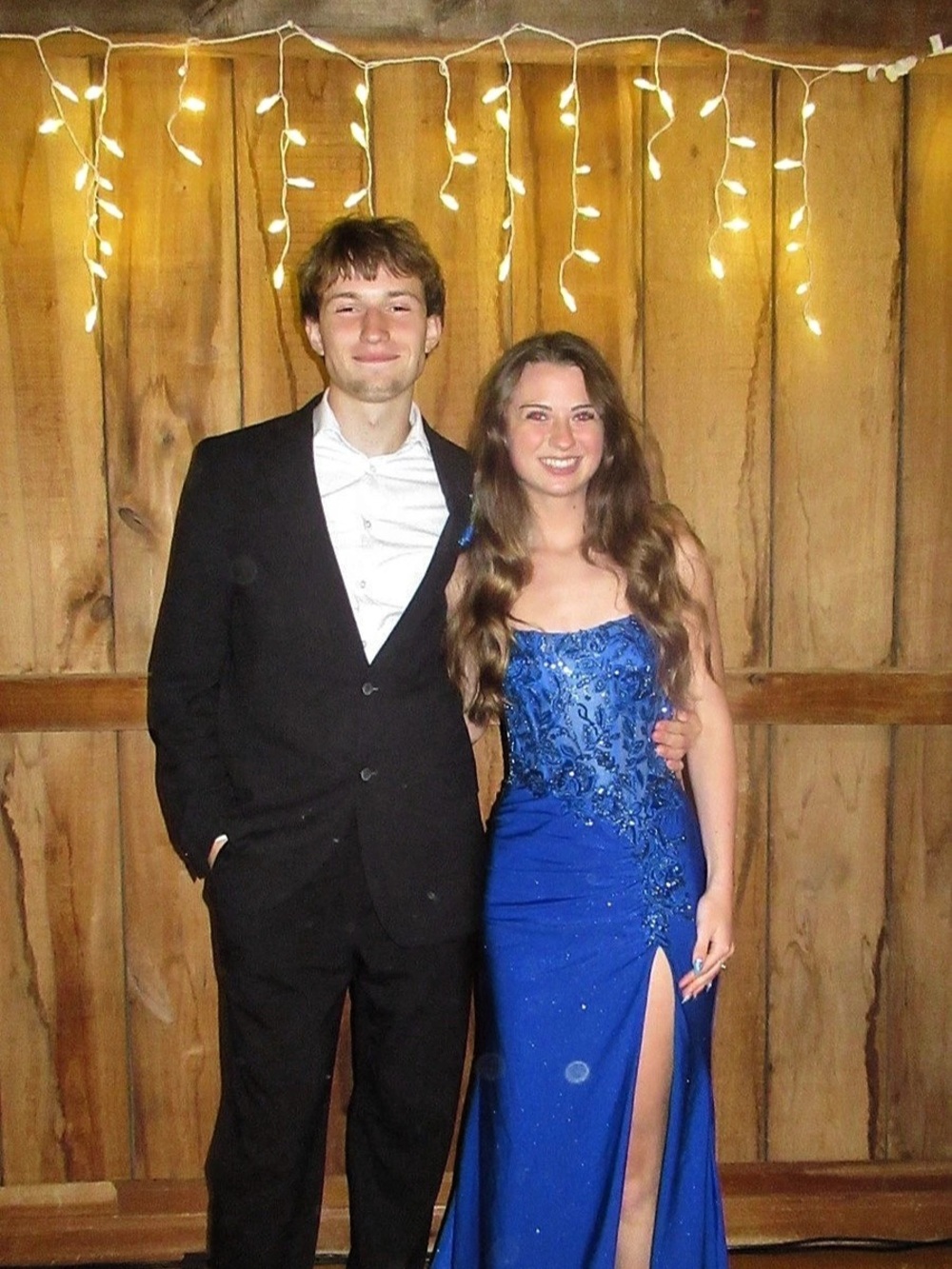 Blue Prom Dress Like New
